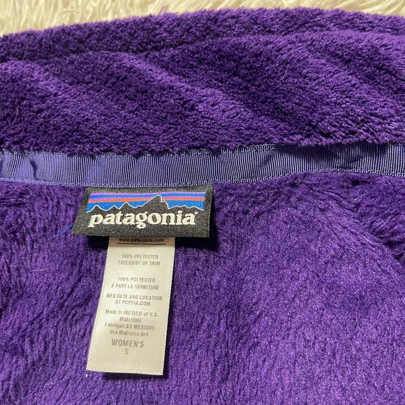 Patagonia Re Tool Fleece Vest Purple-zip Up - Picture 16 of 16
